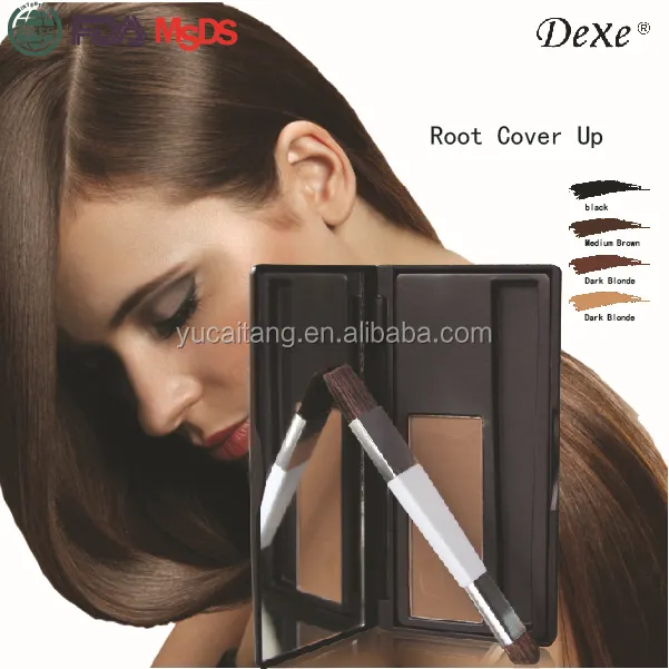 For Temporary Herbal White Hair Solution Grey Hair Root Cover Concealer Powder Women No Ammonia PPD Safe Long-Lasting Color