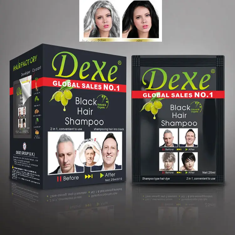 For Herbal Cream Hair Dye Color Black Ammonia-Free Peroxide-Free Permanent Formula Covers Gray Hair Nourishing Formula Safe for