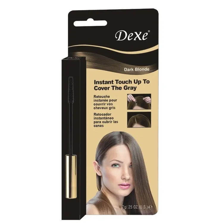 For Private Label Temporary Natural Root Coverage Hair Color Powder Mascara Black Dark Blonde Wholesale Customize Own Logo