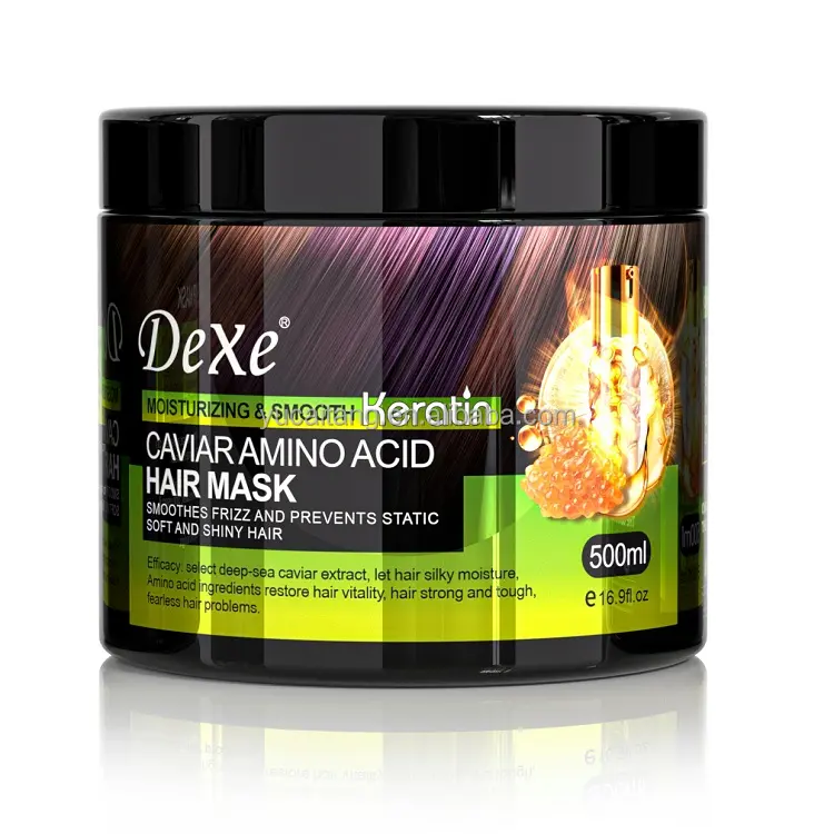 For Organic Collagen Essence Repair Treatment Cream Argan Oil Caviar Amino Acid Nourishing Color-Protection 500ml
