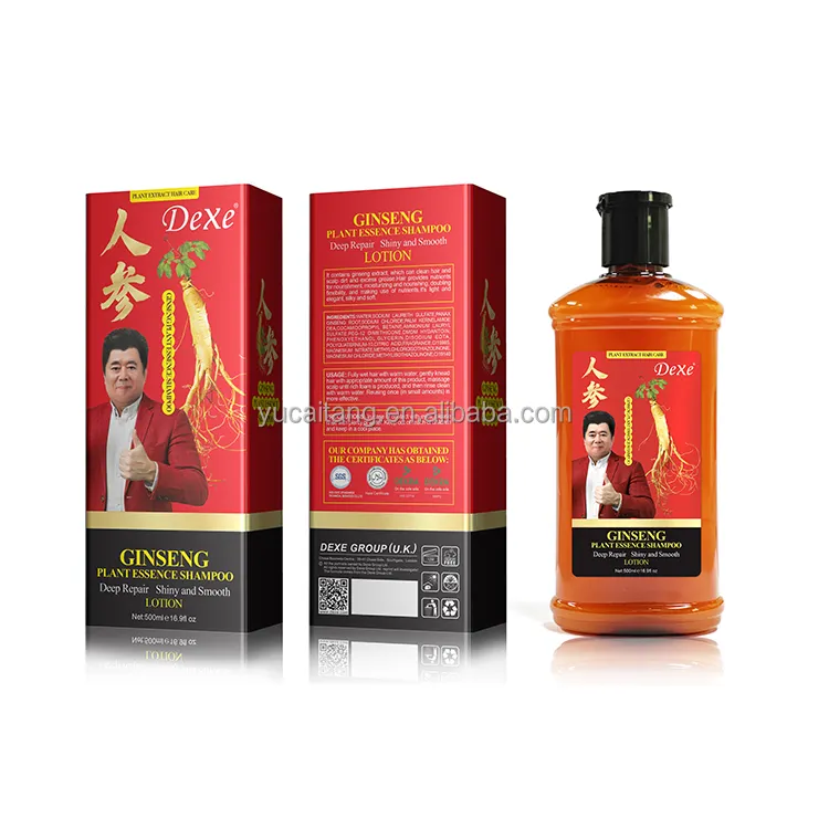 For Private Label 100% Pure Natural Organic 500ml Adult 2-in-1 Anti-Hair Loss Ginger Shampoo & Lotion Set