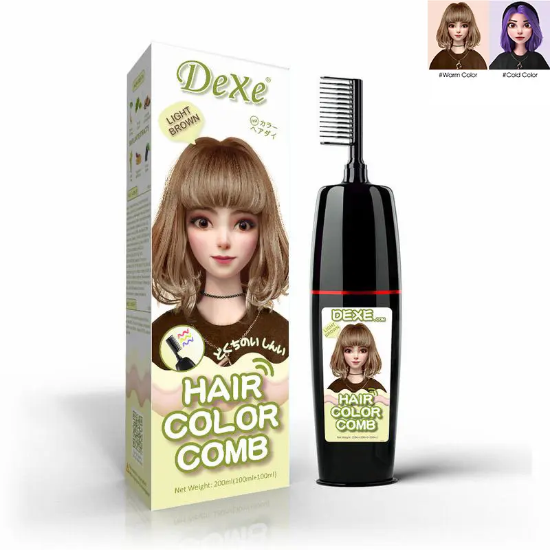 For Permanent Professional Natural Non Allergic Private Label Wholesale Blond Brown Red Black Hair Color Dye Cream 200ml Covers