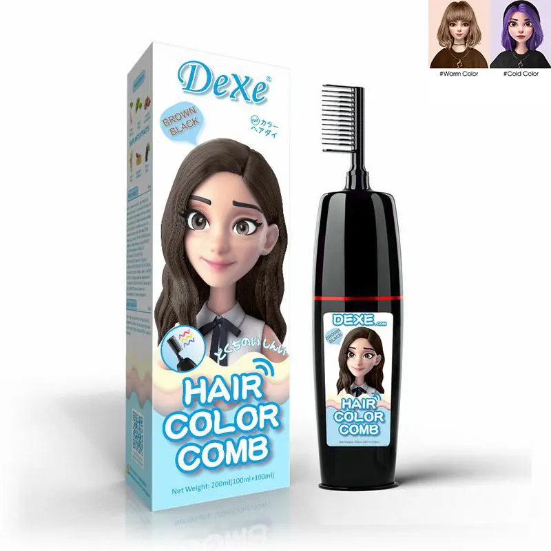 For Permanent Professional Natural Non Allergic Private Label Wholesale Blond Brown Red Black Hair Color Dye Cream 200ml Covers