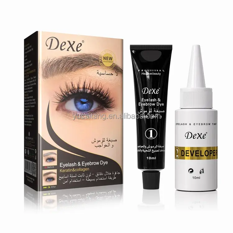 Exe Professional Brow and Eyelashes Tinting Kit 7ml Eyebrow Dyeing Perm Set for Private Label OEM ODM