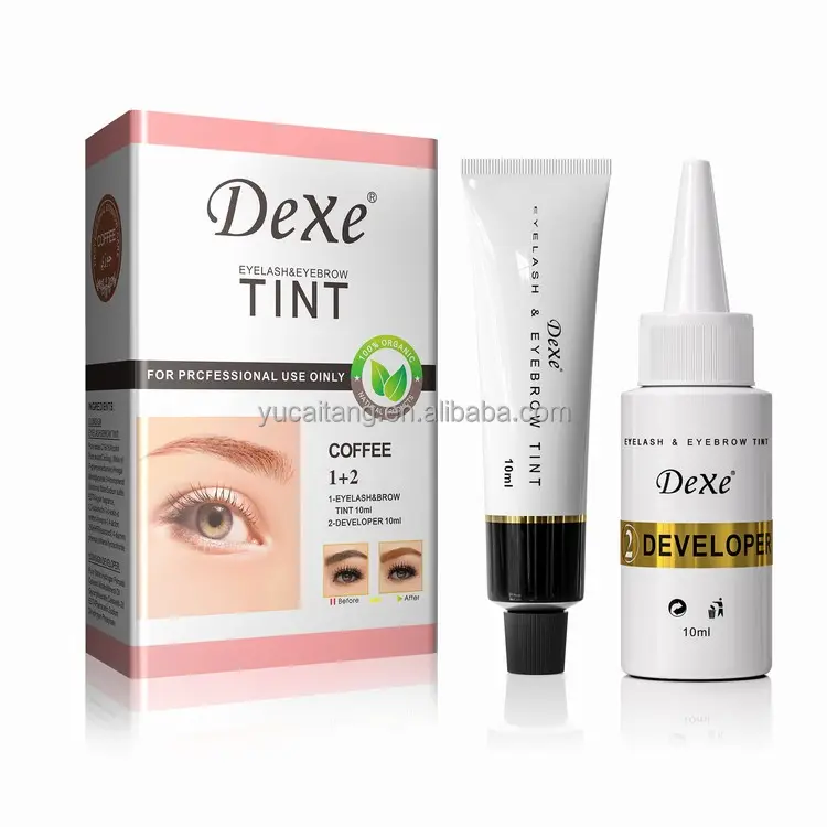 Exe Professional Brow and Eyelashes Tinting Kit 7ml Eyebrow Dyeing Perm Set for Private Label OEM ODM