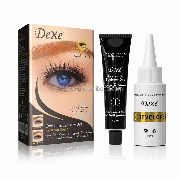 Exe Professional Brow and Eyelashes Tinting Kit 7ml Eyebrow Dyeing Perm Set for Private Label OEM ODM