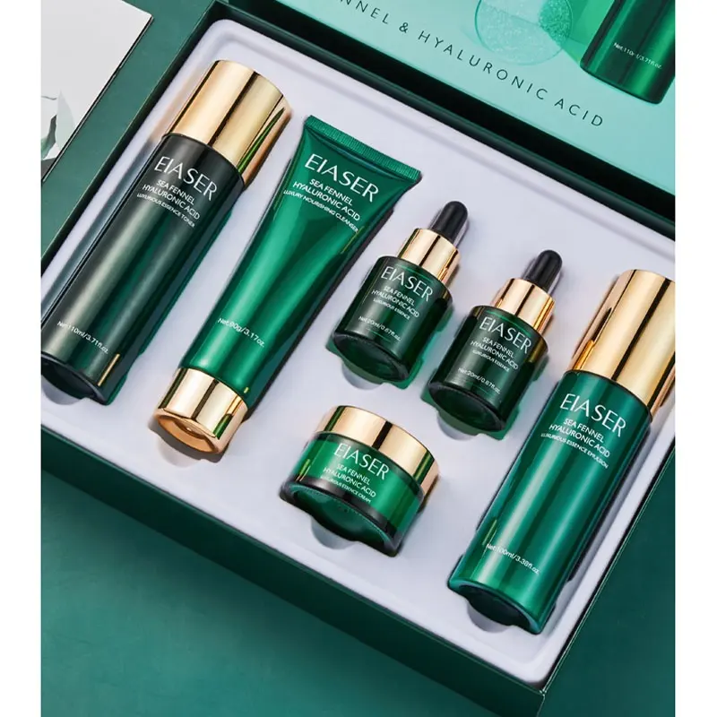 Sea Fennel Hyaluronic Acid Skincare LuxuryToner Lotion Face Cream Facial Cleanser Serum Skin Care