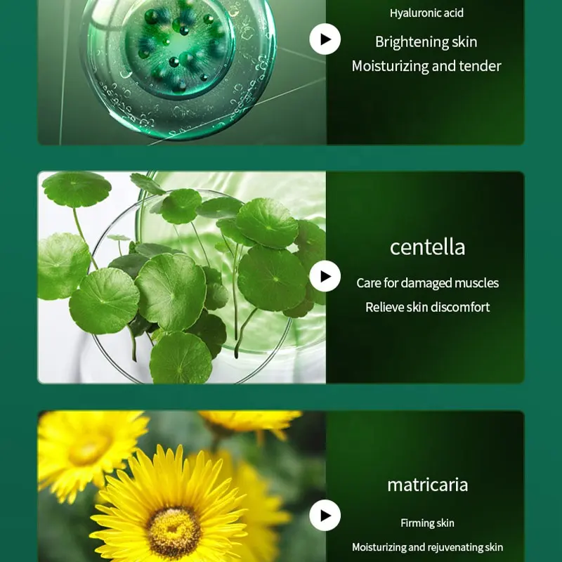 Sea Fennel Hyaluronic Acid Skincare LuxuryToner Lotion Face Cream Facial Cleanser Serum Skin Care