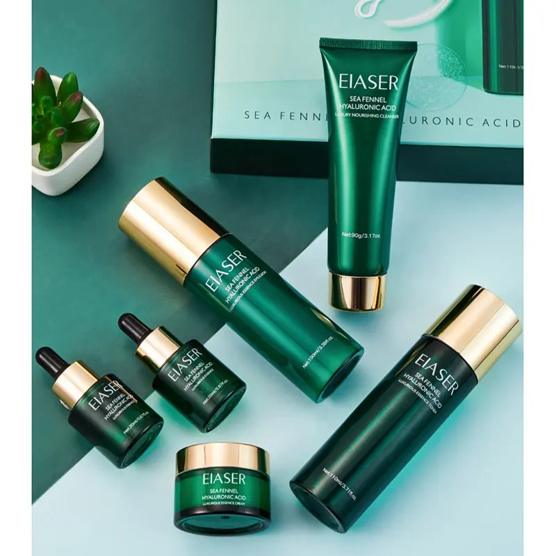 Sea Fennel Hyaluronic Acid Skincare LuxuryToner Lotion Face Cream Facial Cleanser Serum Skin Care