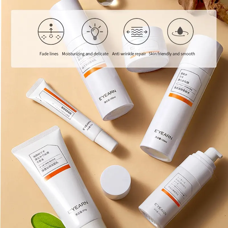 OEM Wholesale Professional Salon Complete Skincare System Home Facial Care Kit Astaxanthin Beauty Water Lock for Face Skin Care