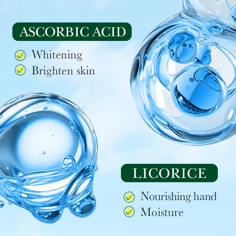 OEM SADOER Korean Skincare Licorice Root Amino Acids Brightening Set Wholesale Natural Vitamin C Whiten Nourish Adult Face Care
