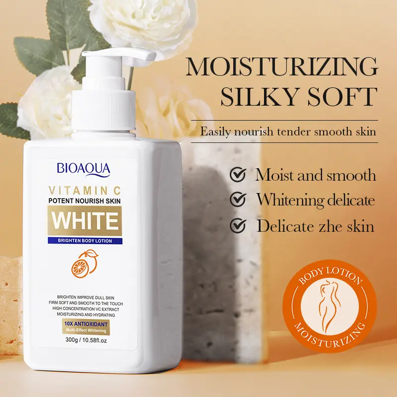 OEM BIOAQUA Custom Logo Vegan Vitamin C Whitening Skincare Kit Beauty Products Brightening Korean Skin Care Set for Women