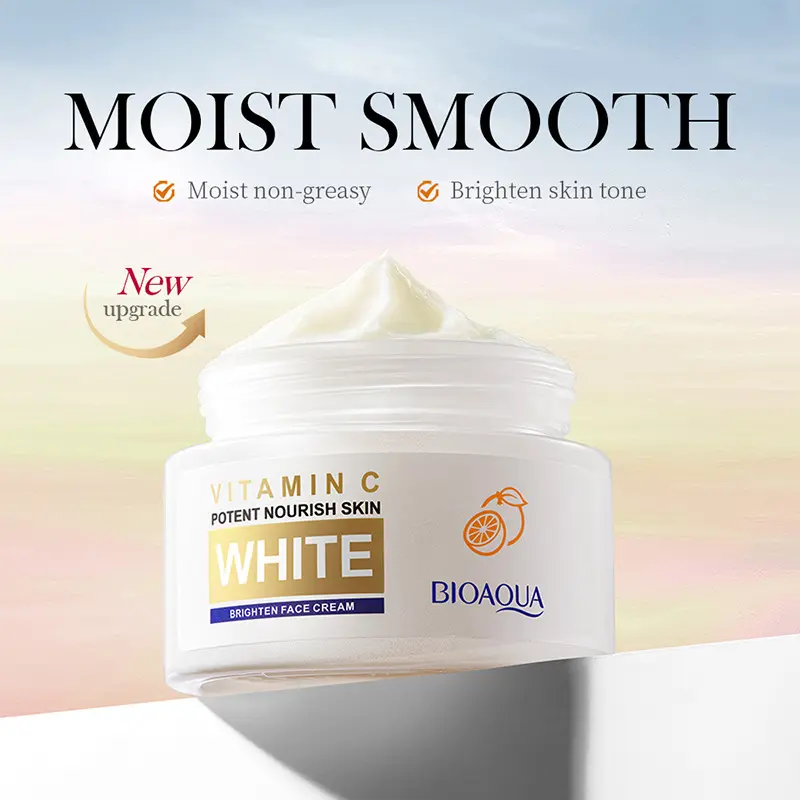 OEM BIOAQUA Custom Logo Vegan Vitamin C Whitening Skincare Kit Beauty Products Brightening Korean Skin Care Set for Women