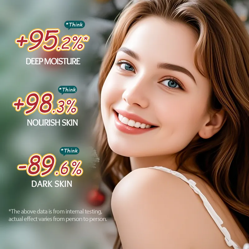 Hot Sale OEM SADOER Christmas Avocado Hyaluronic Acid Face Moisturizing Cream & Lotion 6-Piece Skincare Gift Set Wholesale