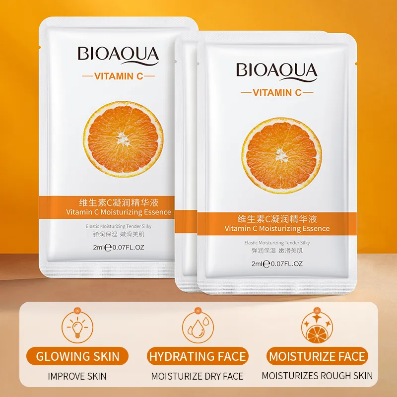 Bioaqua OEM New Best Sales Vitamin C Brightening Face Skin Care Anti Aging Repairing Skincare Kit Skin Care Set