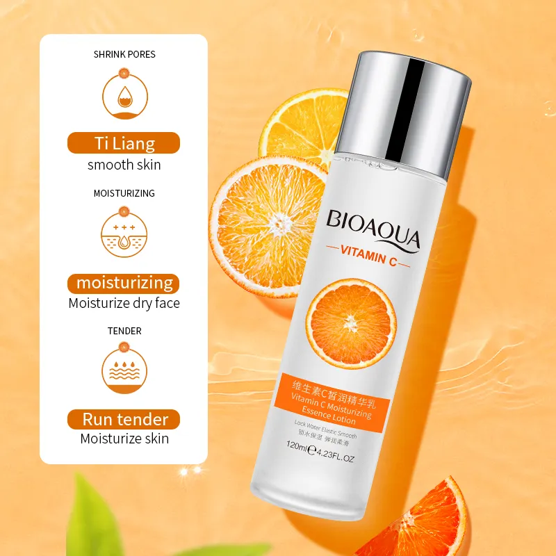 Bioaqua OEM New Best Sales Vitamin C Brightening Face Skin Care Anti Aging Repairing Skincare Kit Skin Care Set