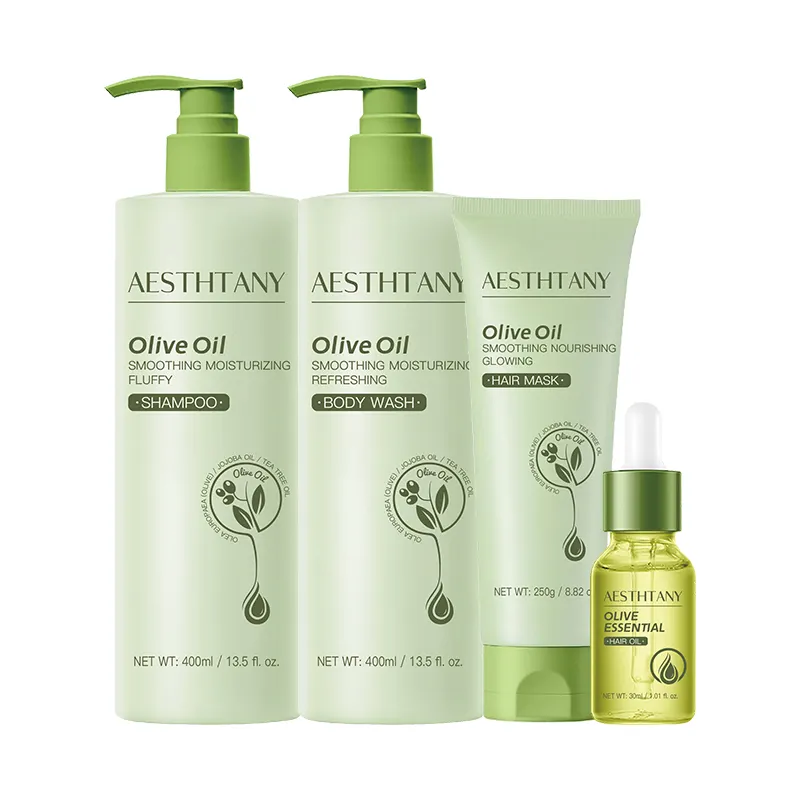 Hair Care Set Moisturizing Nourishing Hair-Loss Prevention Shampoo Cream 2-IN-1 Formula