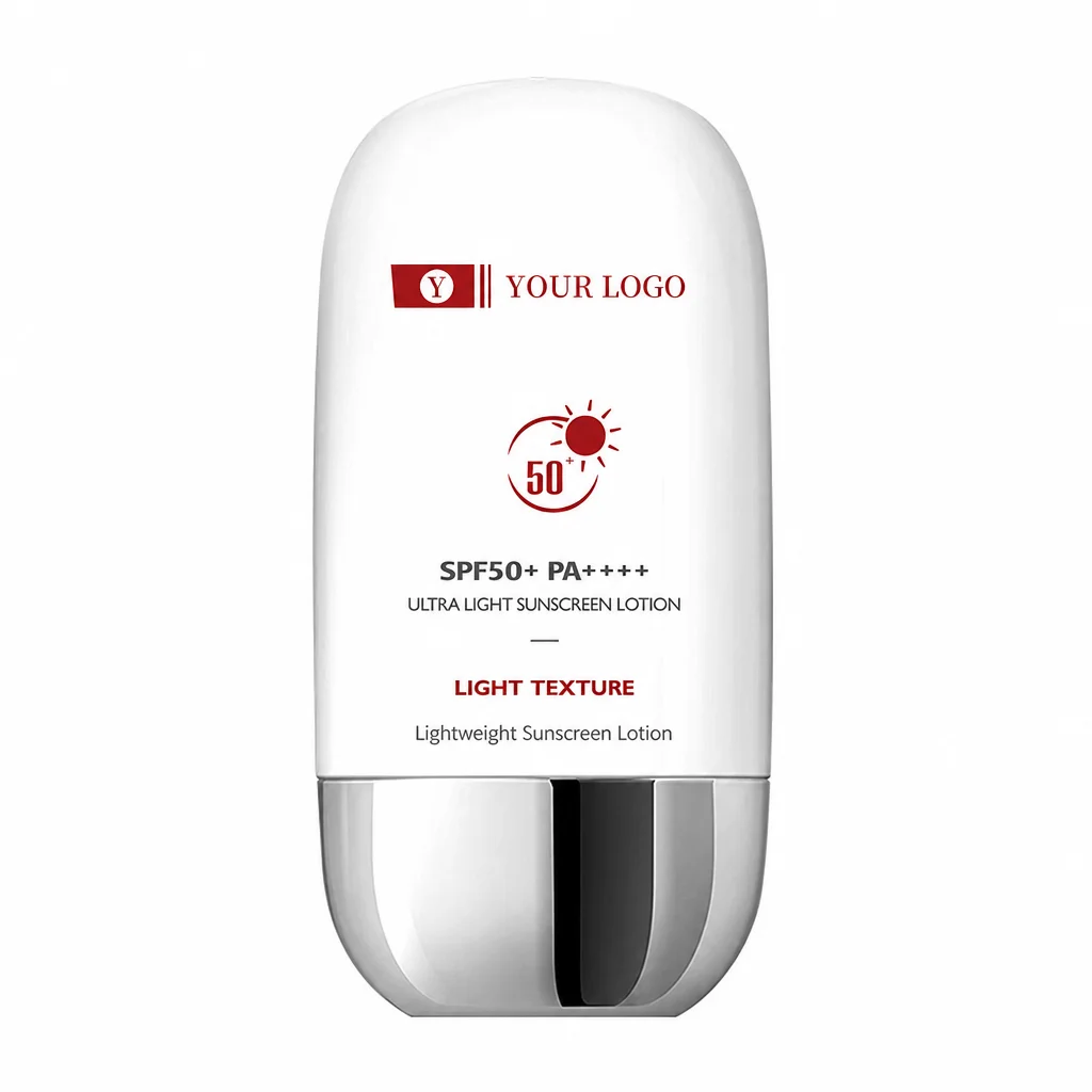 GMPC Factory Sunscreen SPF50 PA++++ UVA UVB Protection Nourishing Moisturizer Soothing Patented Gentian Extract MoCRA Ready