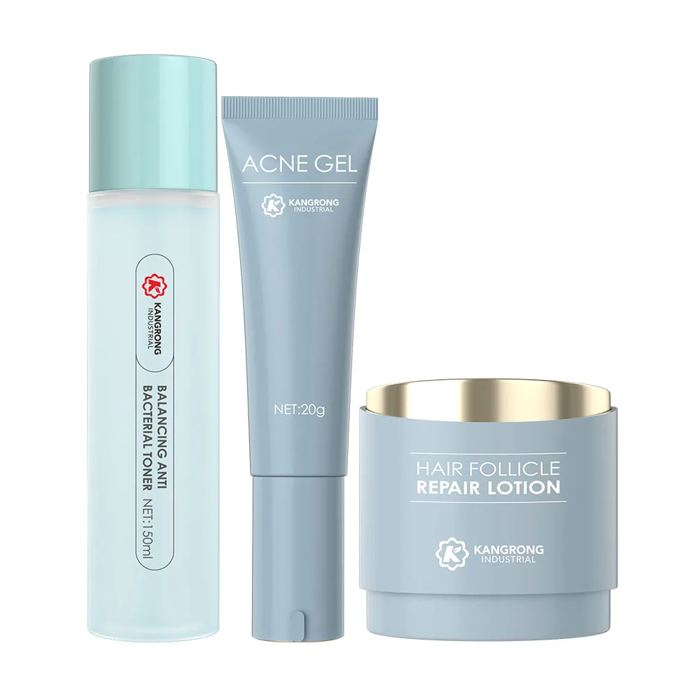 GMPC Factory Acne Care Gel Set Face Skincare Lotion Soothing Blemish Support Sensitive Skin MoCRA Ready