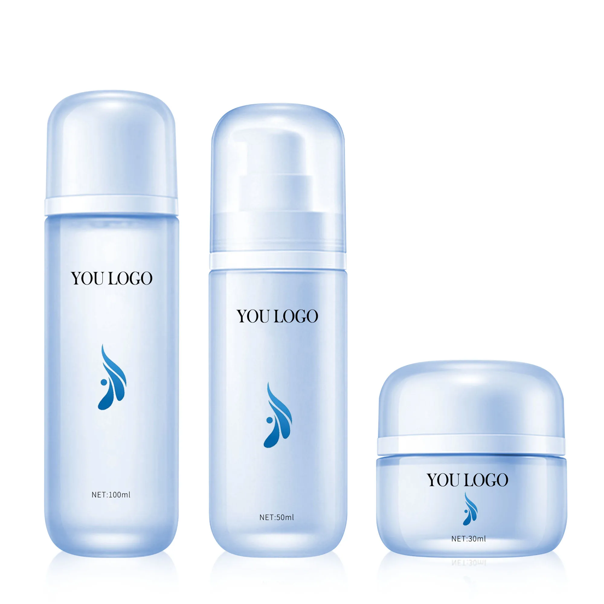 Custom Hyaluronic Acid Hydration Plumping Trial Kit Four-Step Layered Moisture Ritual All Skin Types Sensitive Acne-Prone Skin