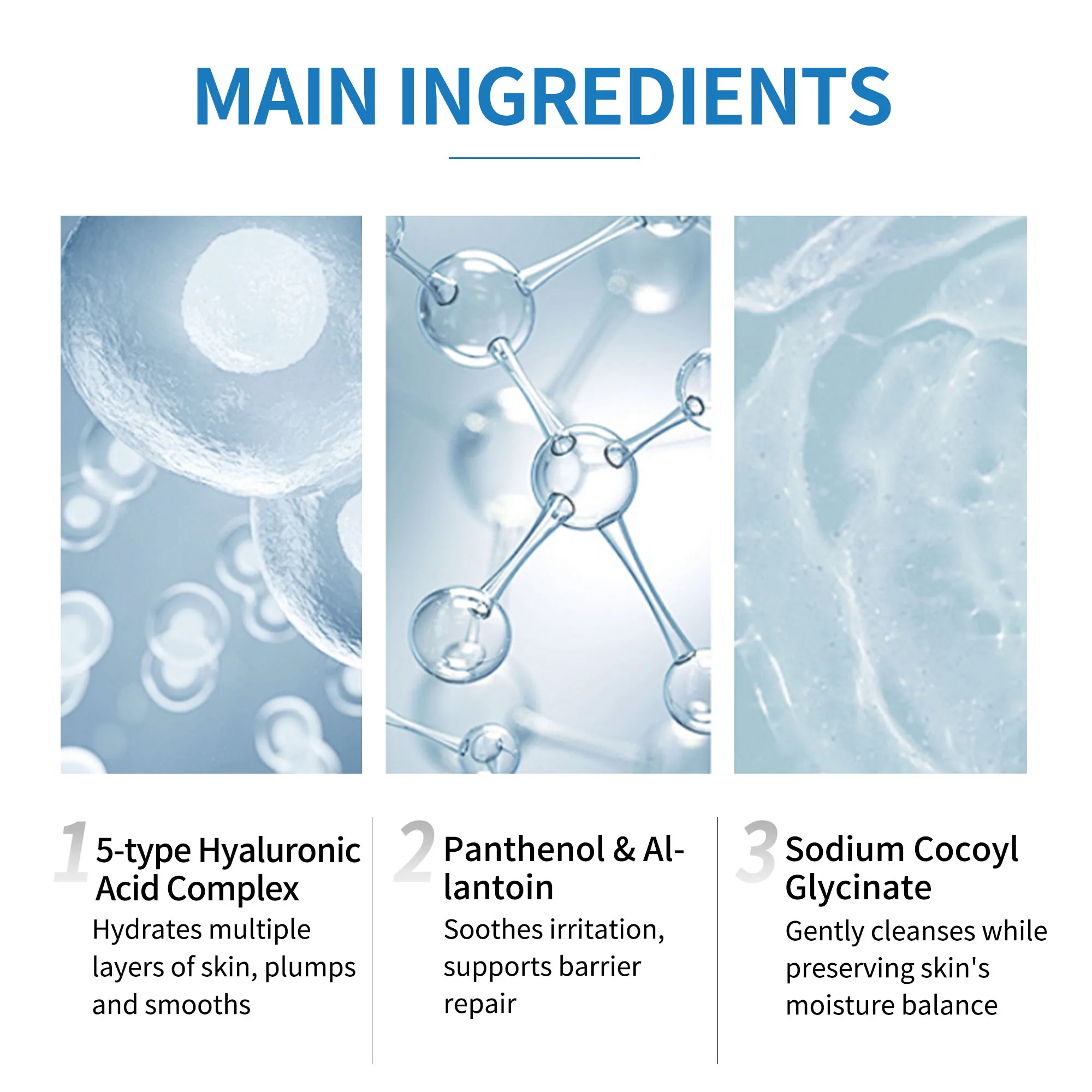 Custom Hyaluronic Acid Hydration Plumping Trial Kit Four-Step Layered Moisture Ritual All Skin Types Sensitive Acne-Prone Skin