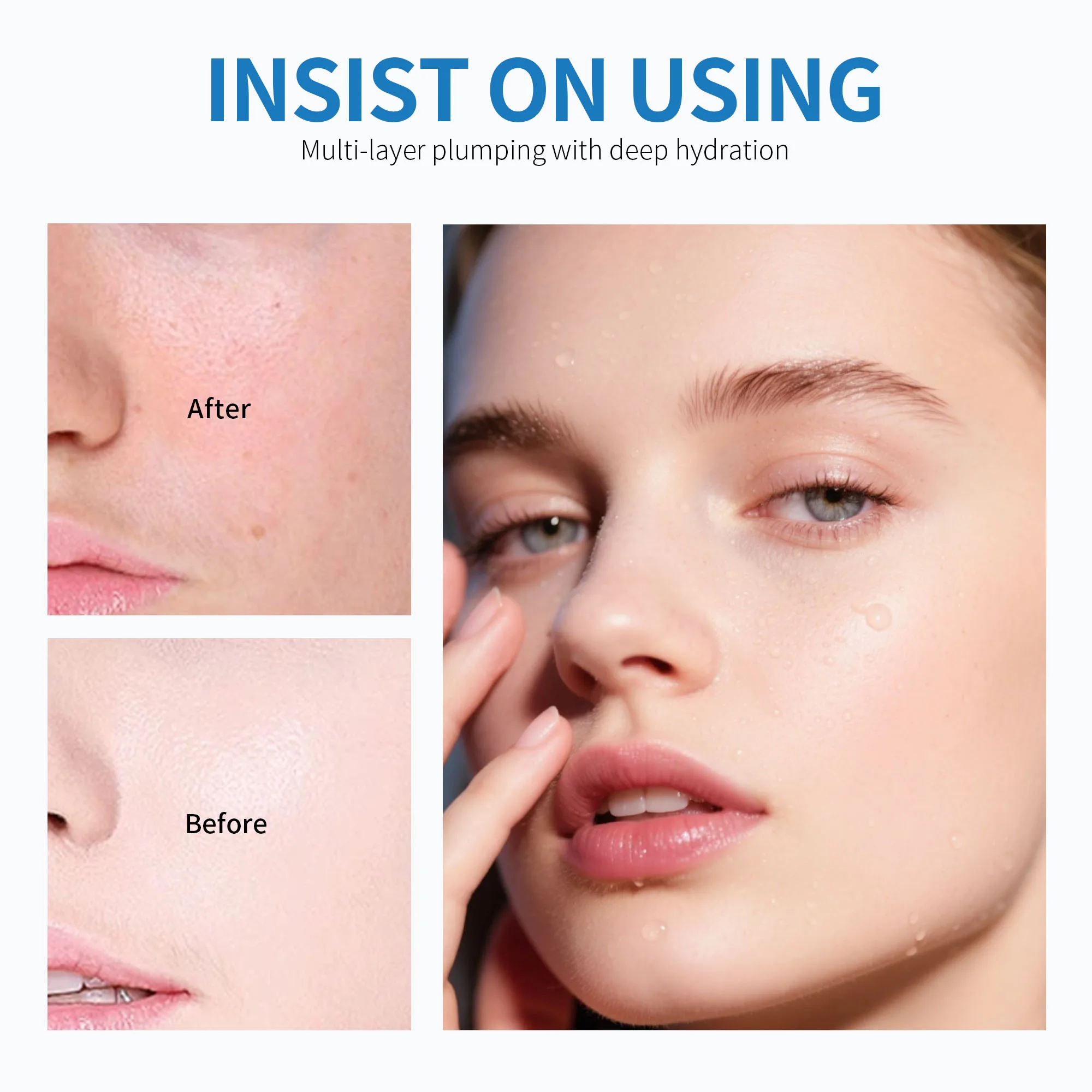 Custom Hyaluronic Acid Hydration Plumping Trial Kit Four-Step Layered Moisture Ritual All Skin Types Sensitive Acne-Prone Skin