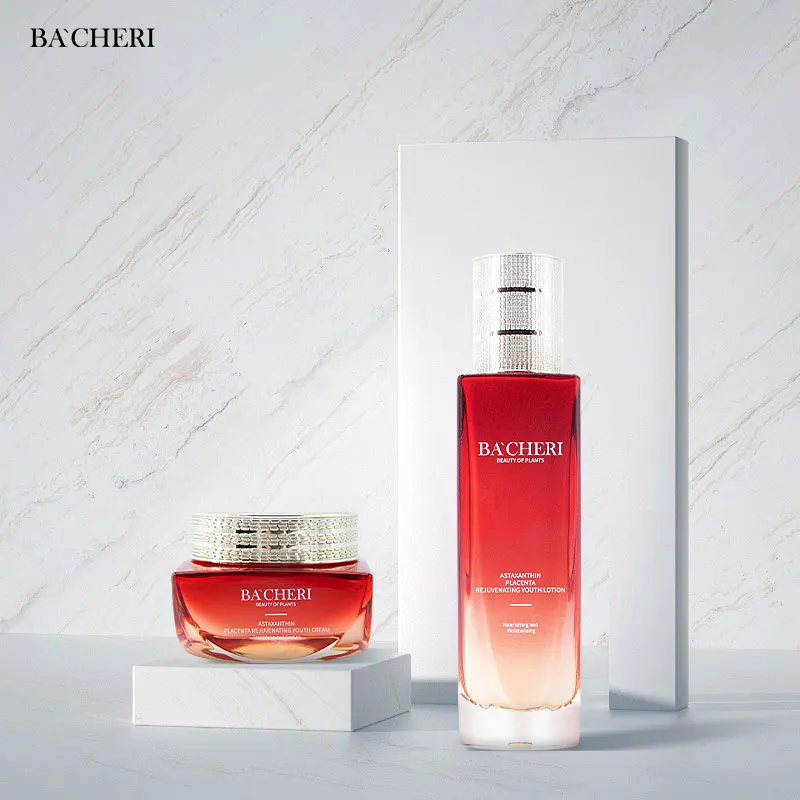 High Quality Private Label Organic Natural Anti Wrinkle Anti Aging Brighten Vitamin C Vitamin E Skin Care Set