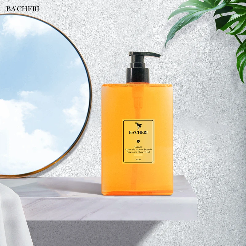 GMPC ISO Facility Shampoo Conditioner Shower Gel Set Private Label Organic Oil Control Orange Extract Custom Formula Adults Face