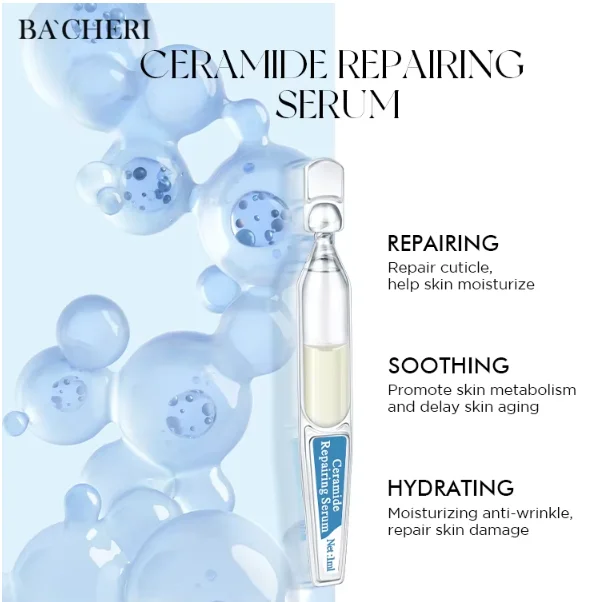 GMPC ISO Facility Ceramide Anti-Aging Repair Serum Face Brightening Ampoule Formula Contract Manufacturing MoCRA Ready