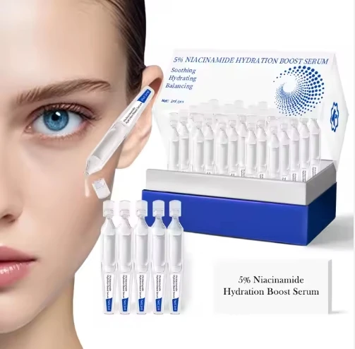 GMPC Factory High Purity 5% Niacinamide Face Liquid Brightening Soothing Serum Travel Size OEM Private Label MoCRA Ready