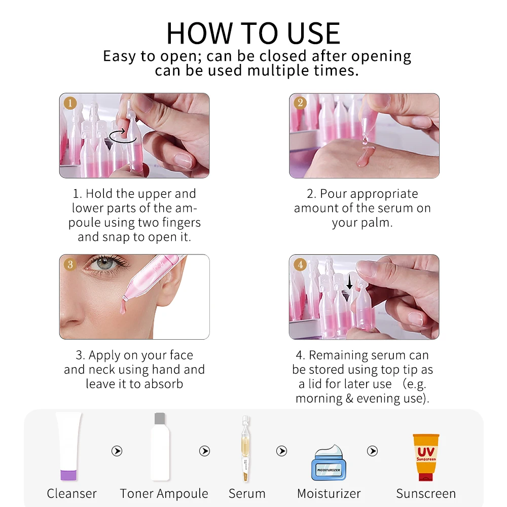 OEM/ODM Snake Venom Dipeptide Liquid Anti-Wrinkle Anti-Aging Lift Face Serum Daily Use Formula