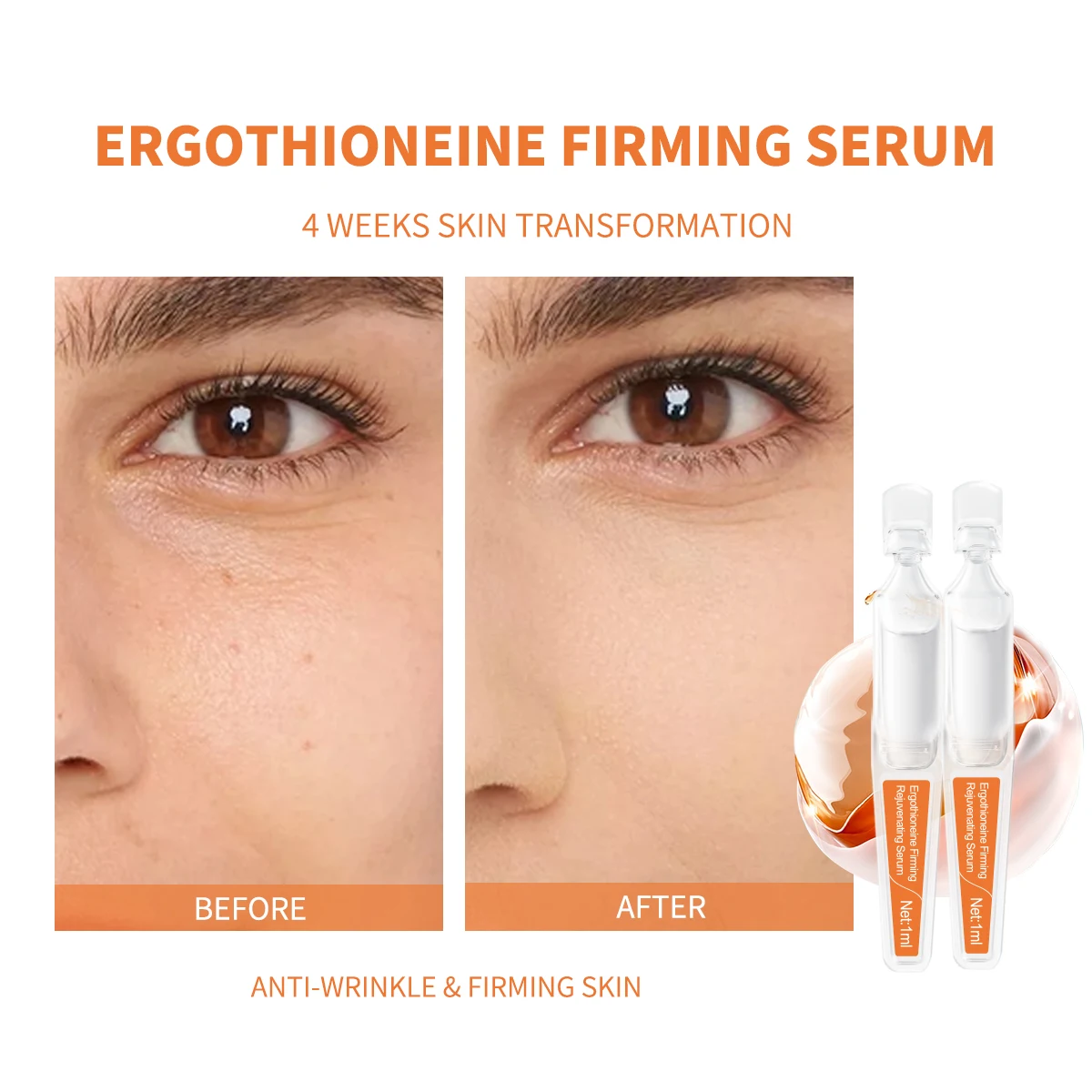 Centella Asiatica Vitamin B5 Carnosine Hydrating Repairing Antioxidant Ergothioneine Firming Liquid Facial Serum Armillaria