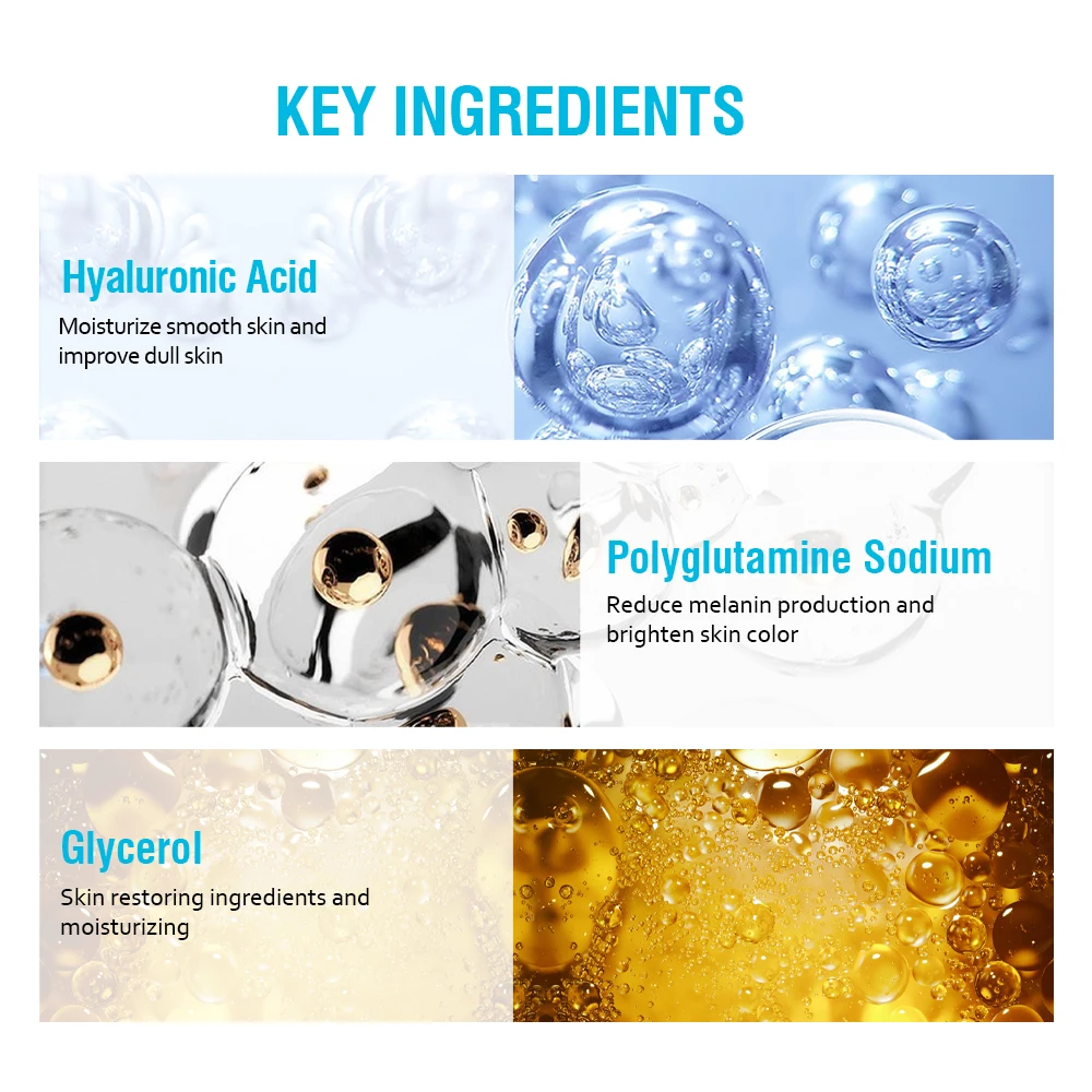 Kangrong Private Label Hyaluronic Acid Anti-Wrinkle Age-Defying Moisturizing Facial Serum OEM Ampoule Customizable Skin Repair
